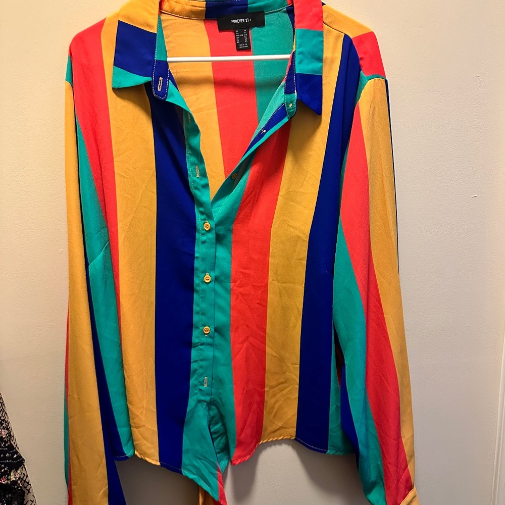 Plus Size Button Up